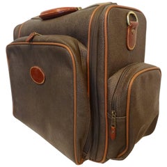 Retro Mulberry traveling case in Mole Scotchgrain Cognac Coloured