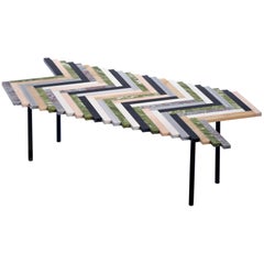 Zig Zag Marble Coffee Table