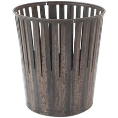 Vintage Industrial ERIE ART METAL Co Trash Can.