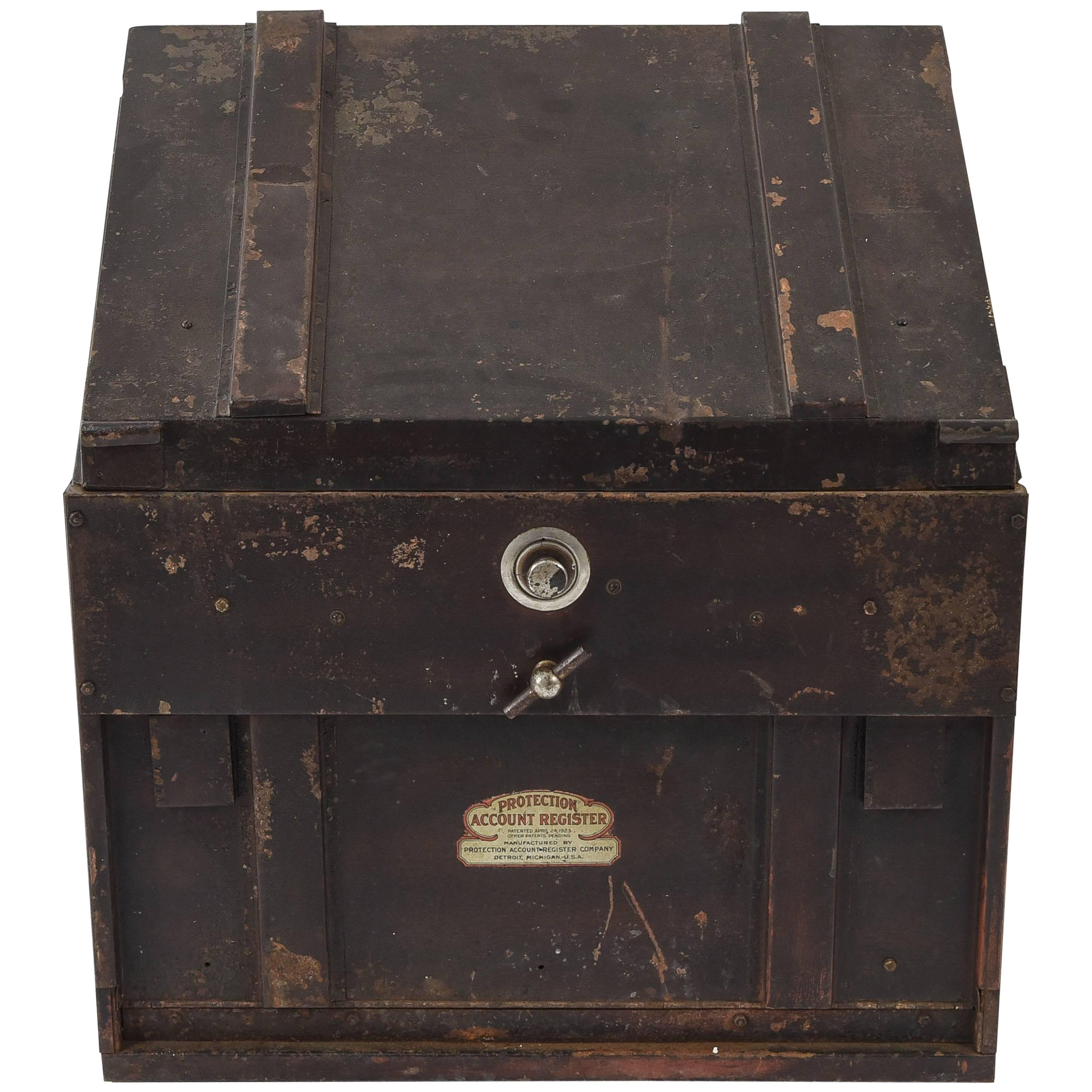 Tall Blue Architectural Drafting Flat File at 1stDibs