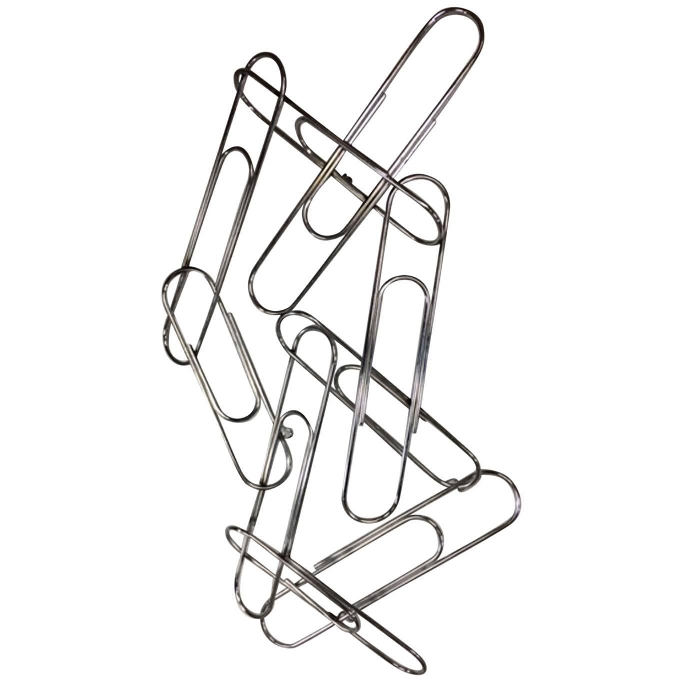 Curtis Jere Paperclip Wall Sculpture