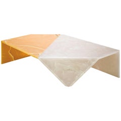 Origami Marble Living Table, Onyx