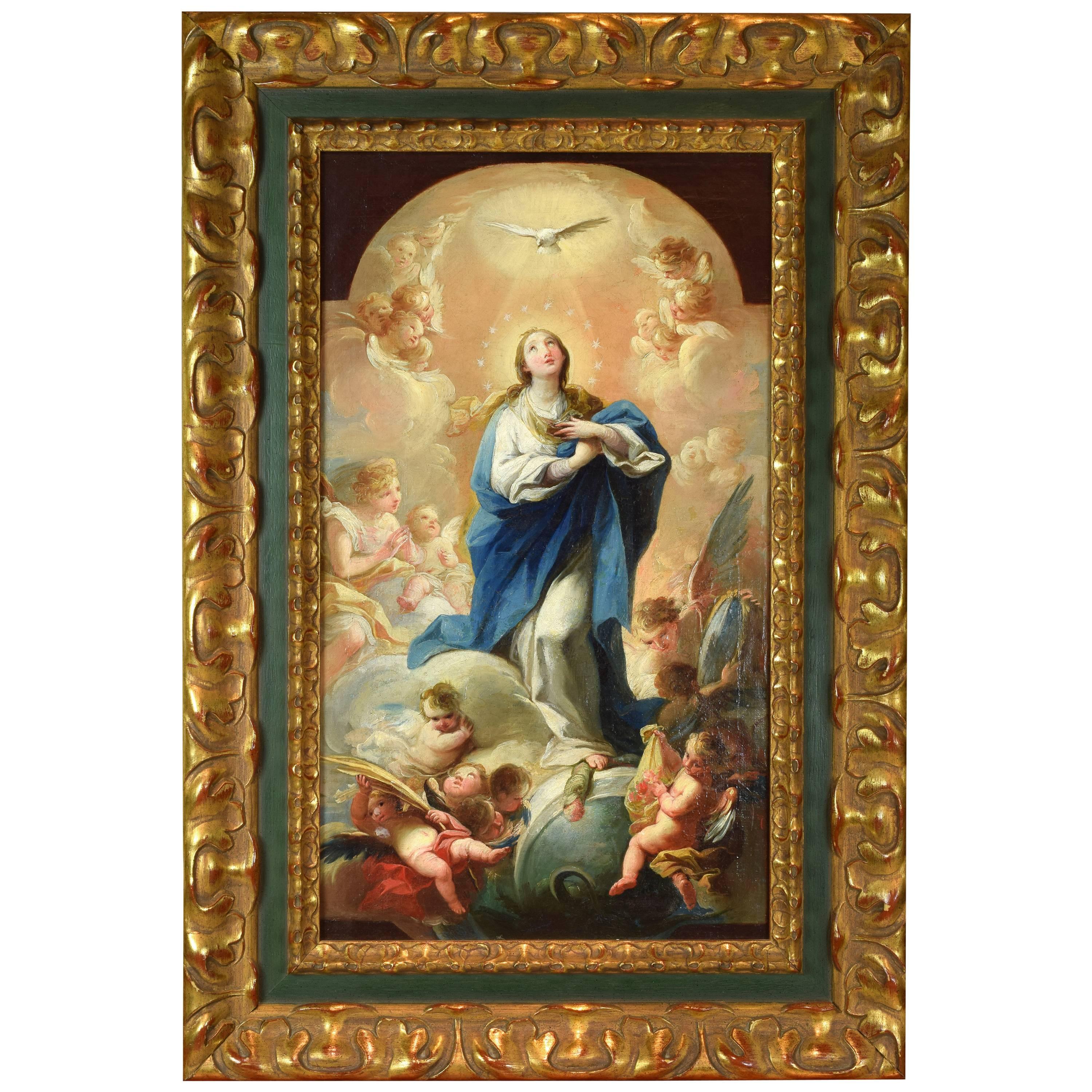 "Immaculate". Oil on canvas. Maella, M. Salvador (Valencia, 1739-Madrid, 1819).