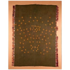 Rare Proto-Nazca Pre-Columbian Textile with shape of a Spider and Muñecas Border