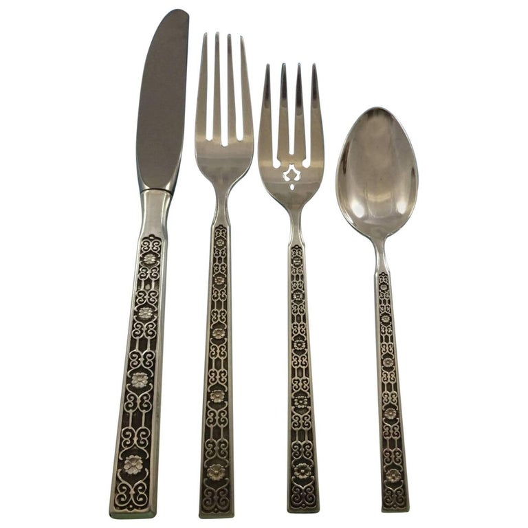 Spanish Tracery by Gorham Sterling Silver Flatware Set Service 34