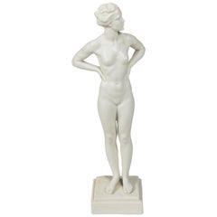 porzellanfigur "Der Schwimmer" von Gustav Adolf Daumiller für Rosenthal