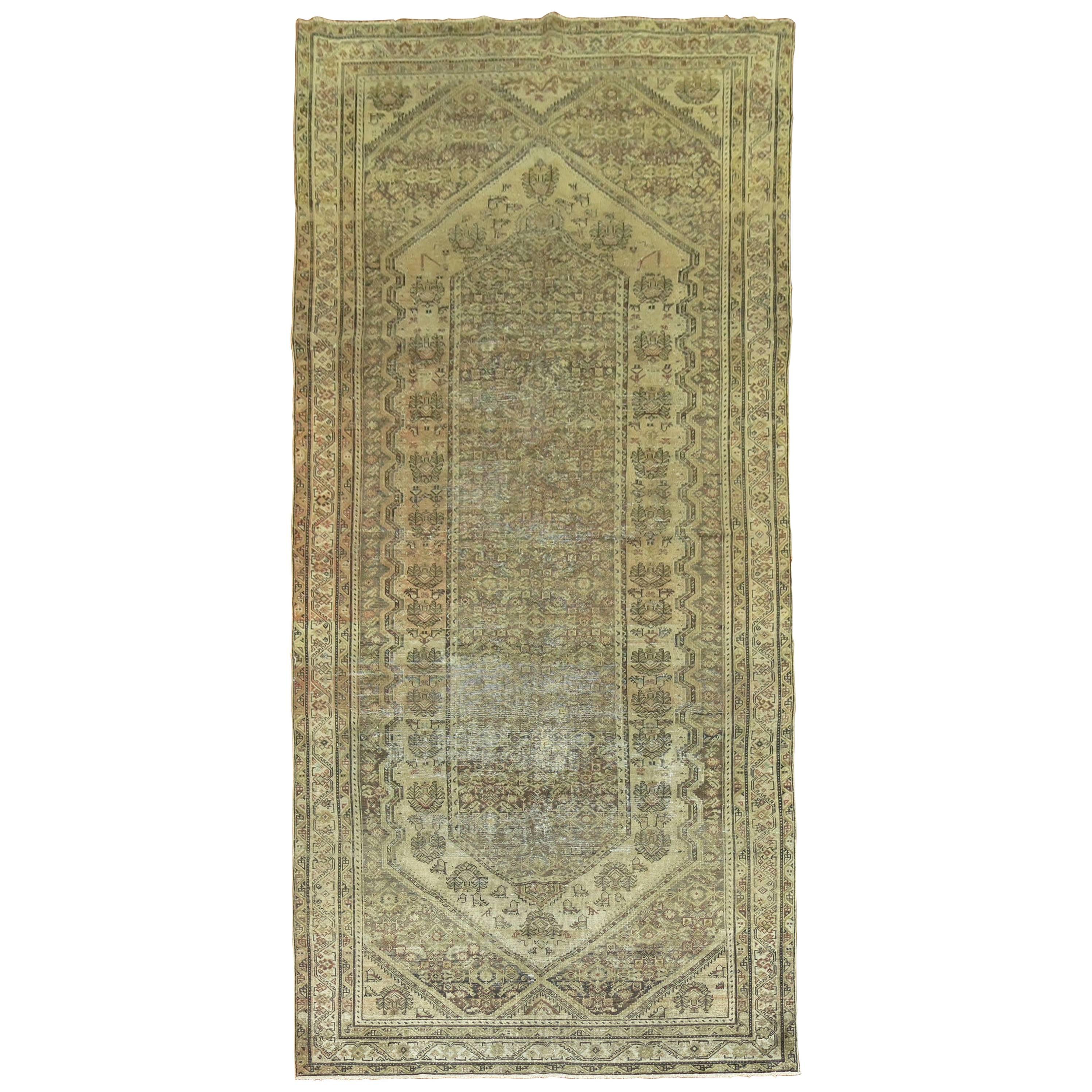 Shabby Chic Persian Malayer Rug For Sale
