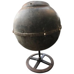 Antique Large Nineteenth Century Zinc Buoy