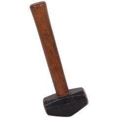Neal Small for Fred Howard Hickory, Iron & Glass "Sledgehammer" Bud Vase, 1981