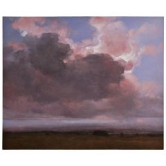 "Purple Storm Clouds" Oil on Canvas