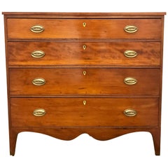 19th Century Federal Cherry Chest Dresser Commode