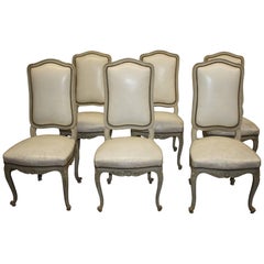 Exquisite 19th Century Italian Painted Chairs Antique Exquisite 19th Century Italian Painted Chairs