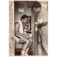 Vintage Muhammad Ali Press Photo