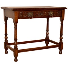 19th Century English Carved Side Table