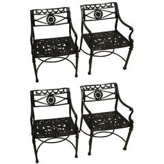 Iron Neoclassical Seaside Garden Chairs by Molla