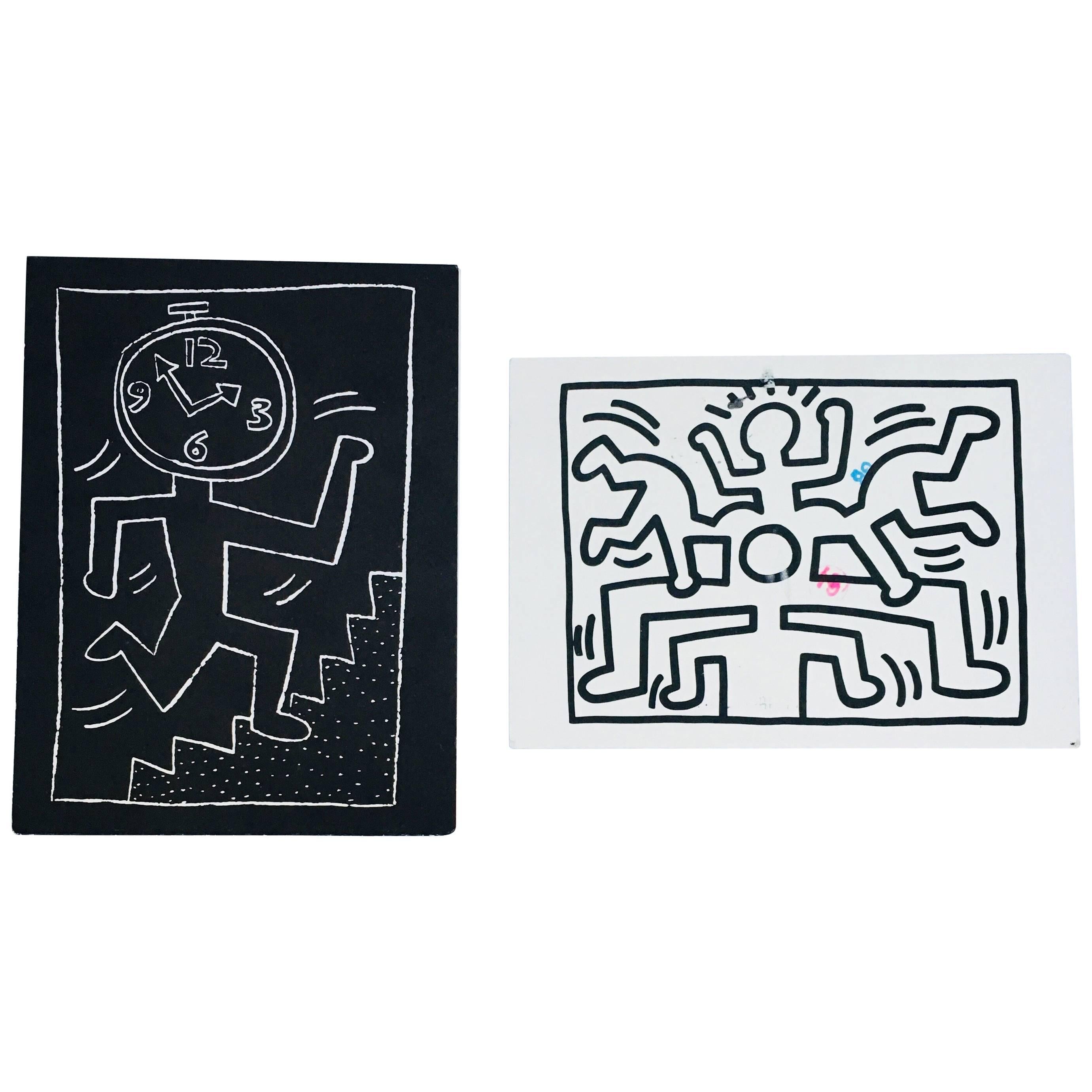 Vintage Keith Haring Handbills, Set of Two