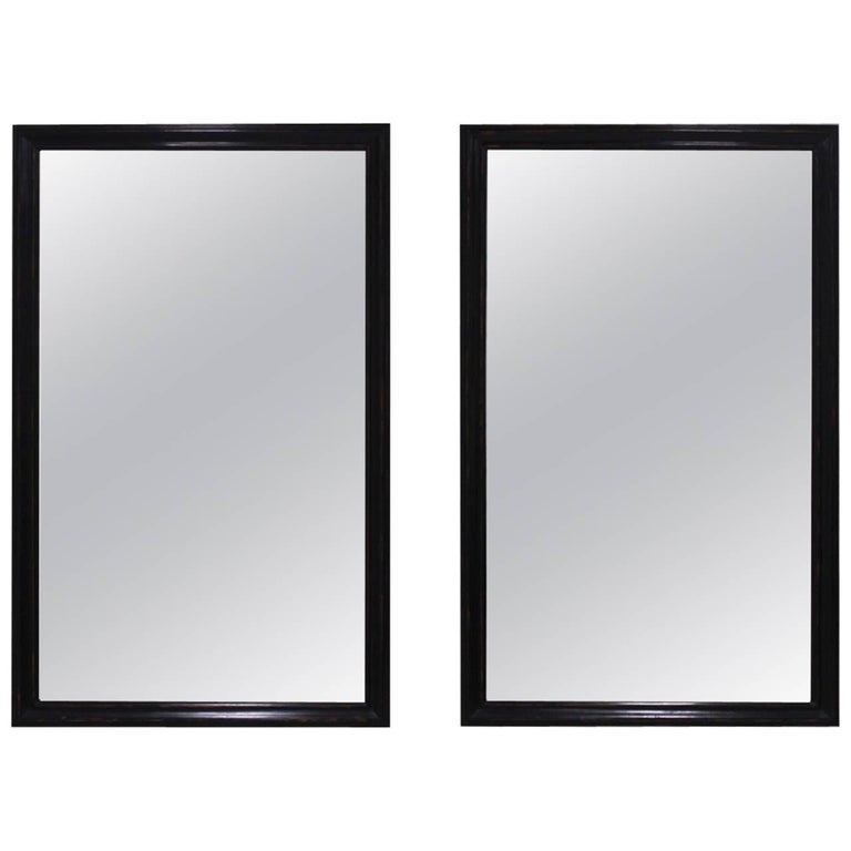 Rare Pair of Antique 19th Century Giltwood Mirrors at 1stdibs