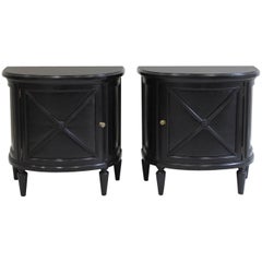 Pair of 1940s French Bedside Cupboards