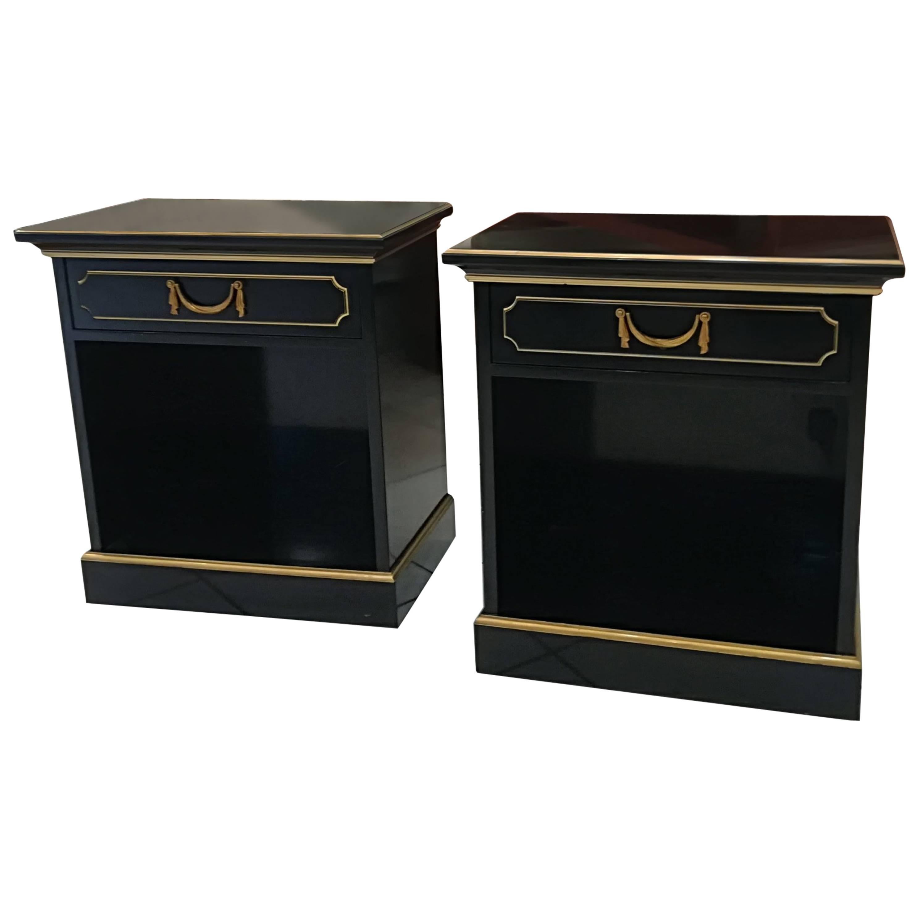 Pair Of Bedside Or side Tables By Maurice Hirch Circa 1940