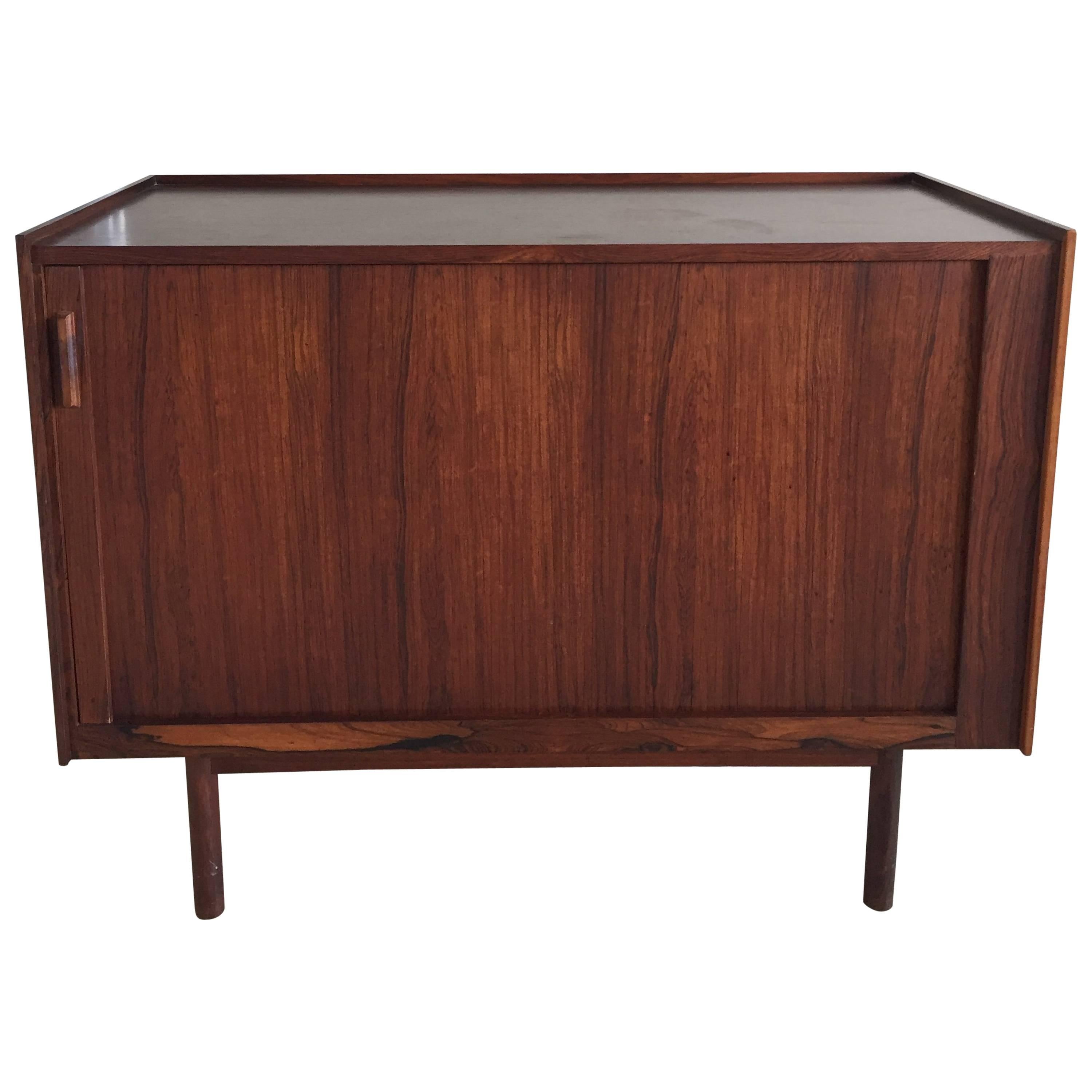 Midcentury Rosewood Bar/Sideboard in the Style of Arne Vodder For Sale