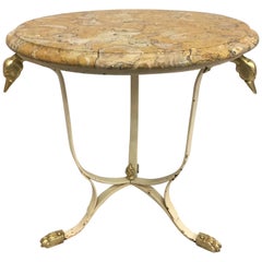 Dreamy Creamy Maison Jansen Style Side Table