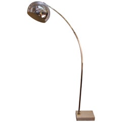 Arc Lamp with Marble Base