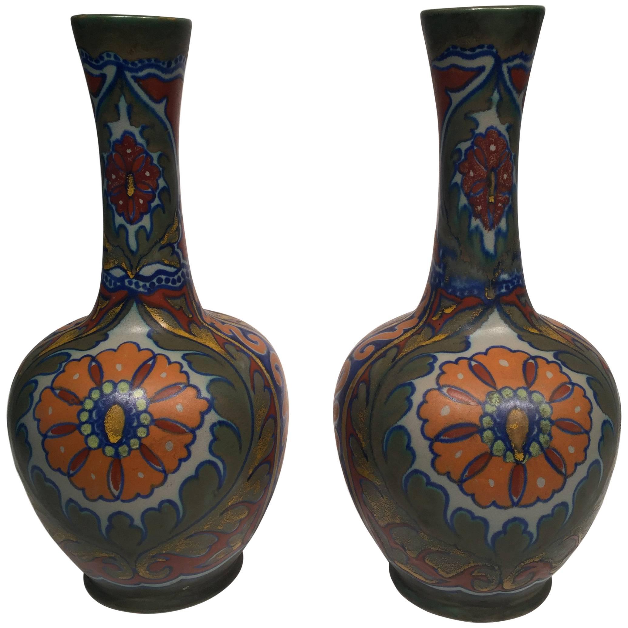 GOUDA Dutch Art Nouveau Ceramic circa 1900 For Sale