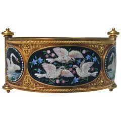 Antique Rare Fine Roccheggiani Gold Mosaic Bangle Bracelet, circa 1870