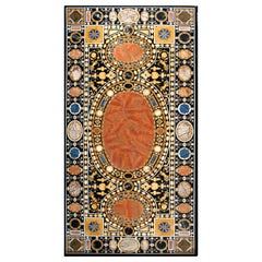 "Tavolo in pietra dura, marmo e pietre dure, XX secolo