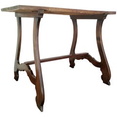 19th Spanish Farm Table or Desk Table