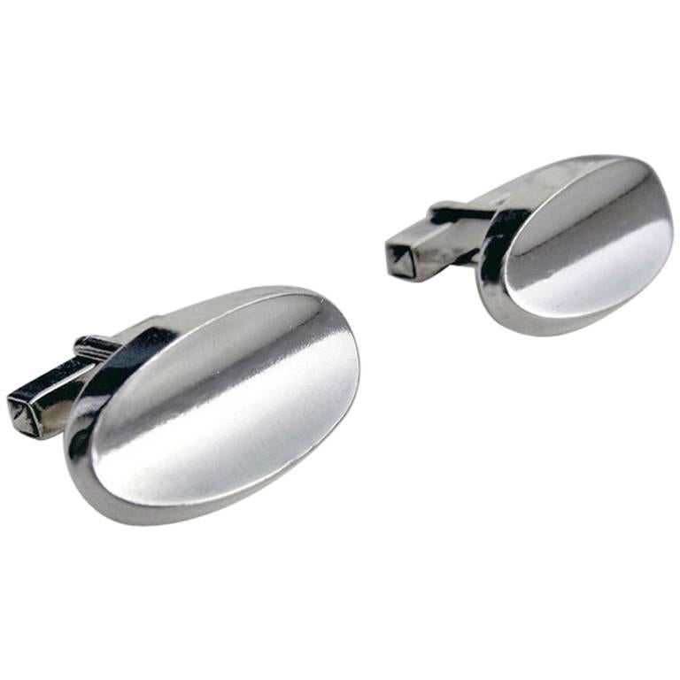 Pair of Danish Sterling Cufflinks, N.E. From, C.1950. For Sale