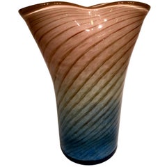 DINO MARTENS Vase in Artistic Blown Glass of Murano circa 1950