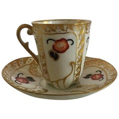 Bing & Grondahl Hand-Painted Cup and Saucer