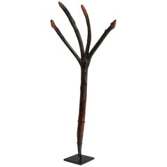 Early to Mid-20th Century Tribal Wood Rake, Bhutan