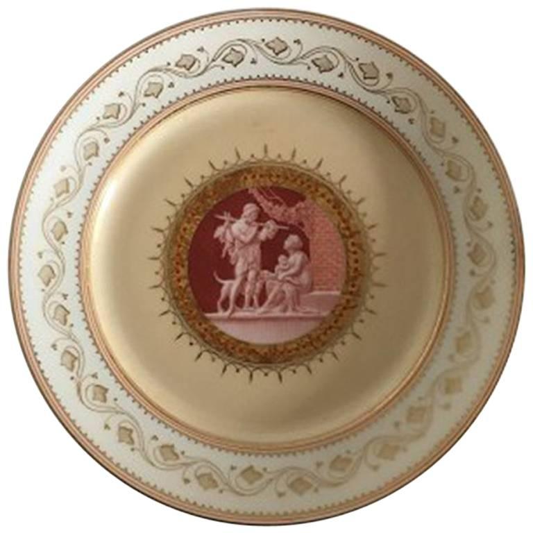 Bing & Grondahl Early Plate with Thorvaldsen Motif #3 For Sale