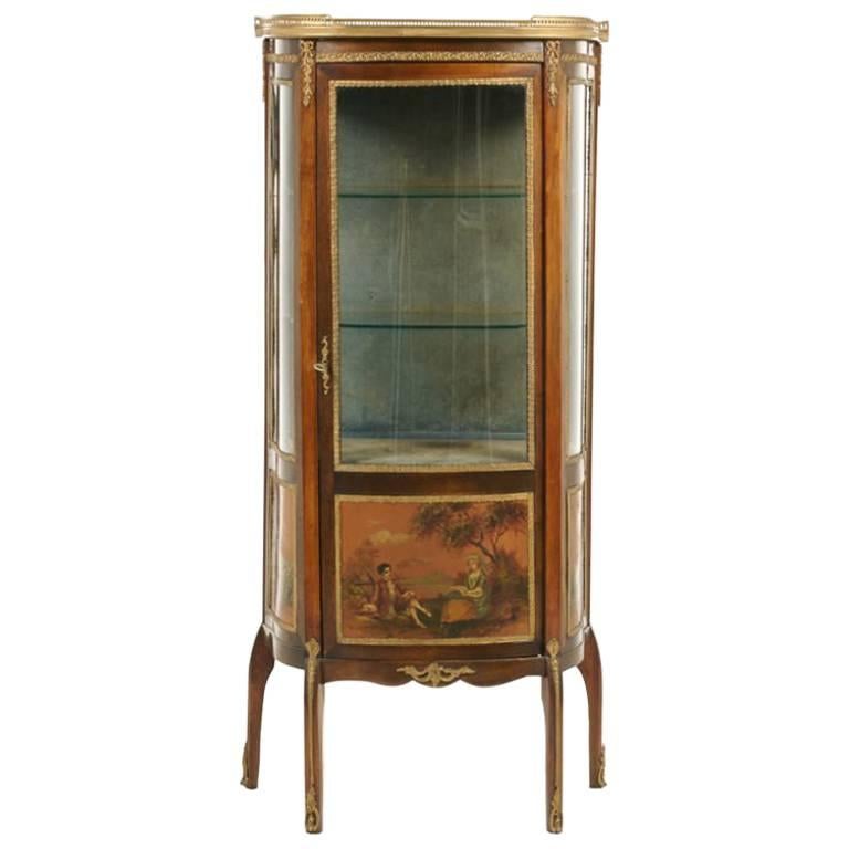 French Louis XV-Style Display Cabinet 