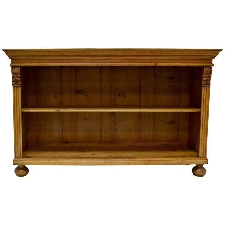 Pine Low Bookcase at 1stDibs