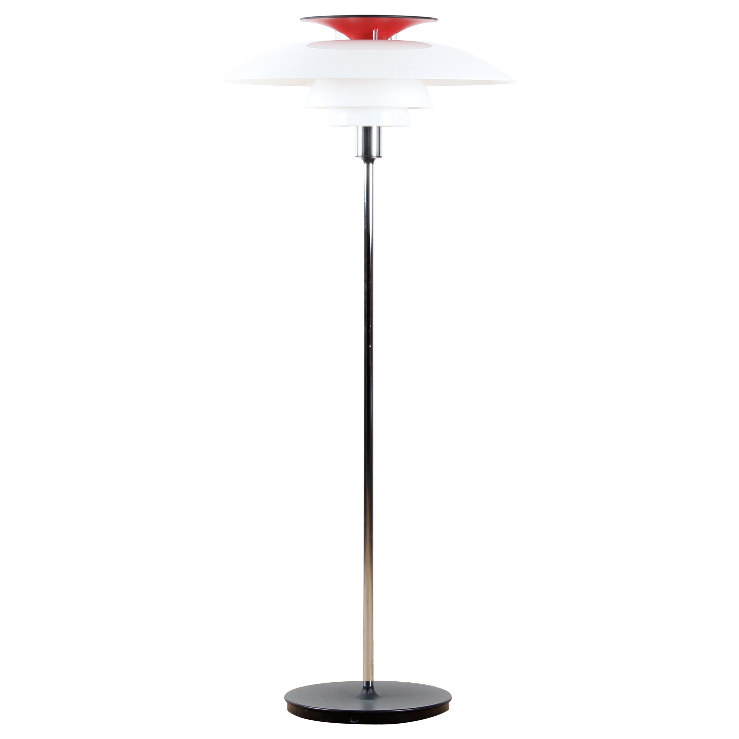 Mid Century Modern Scandinavian Floor Lamp By Poul Henningsen Model Ph 80