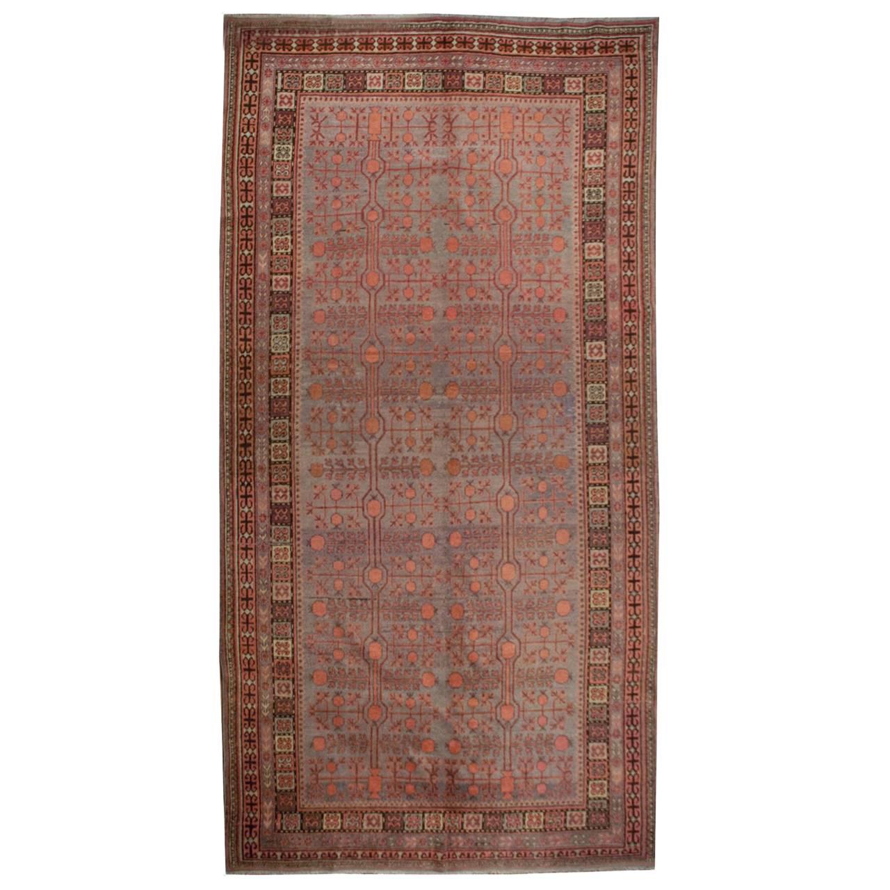 Antique Early 20th Century Samarkand Rug