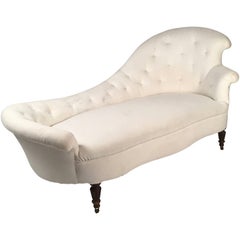 Victorian Upholstered Chaise Longue