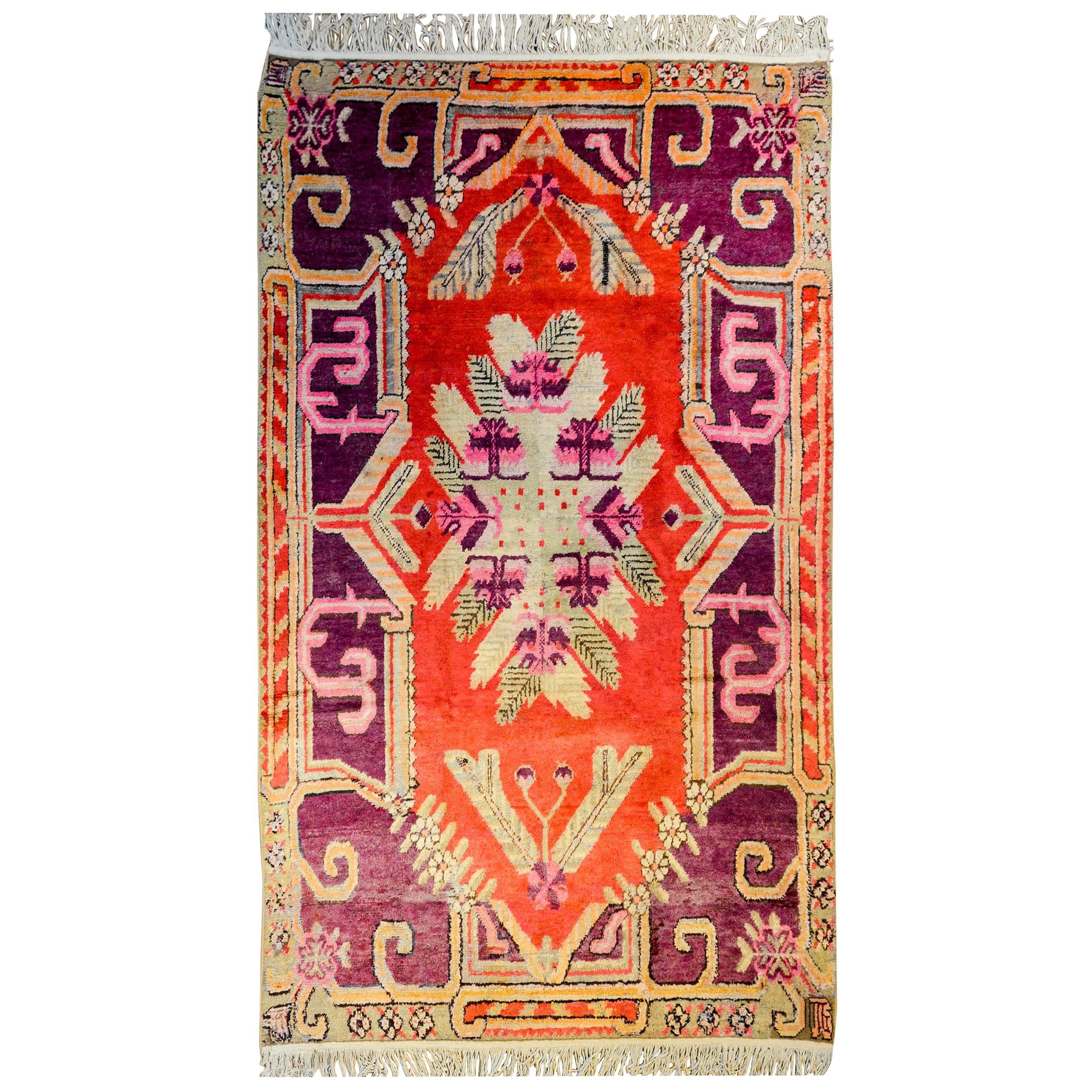 Fantastic Early 20th Century Samarkand Rug For Sale