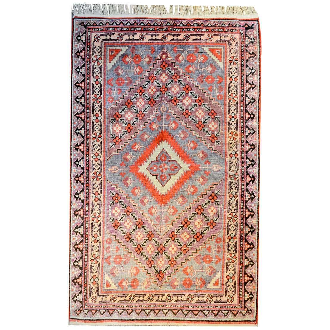 Early 20th Century Samarkand Rug For Sale at 1stDibs