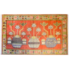 Wonderful Early 20th Century Samarkand Rug Antique Wonderful Early 20th Century Samarkand Rug