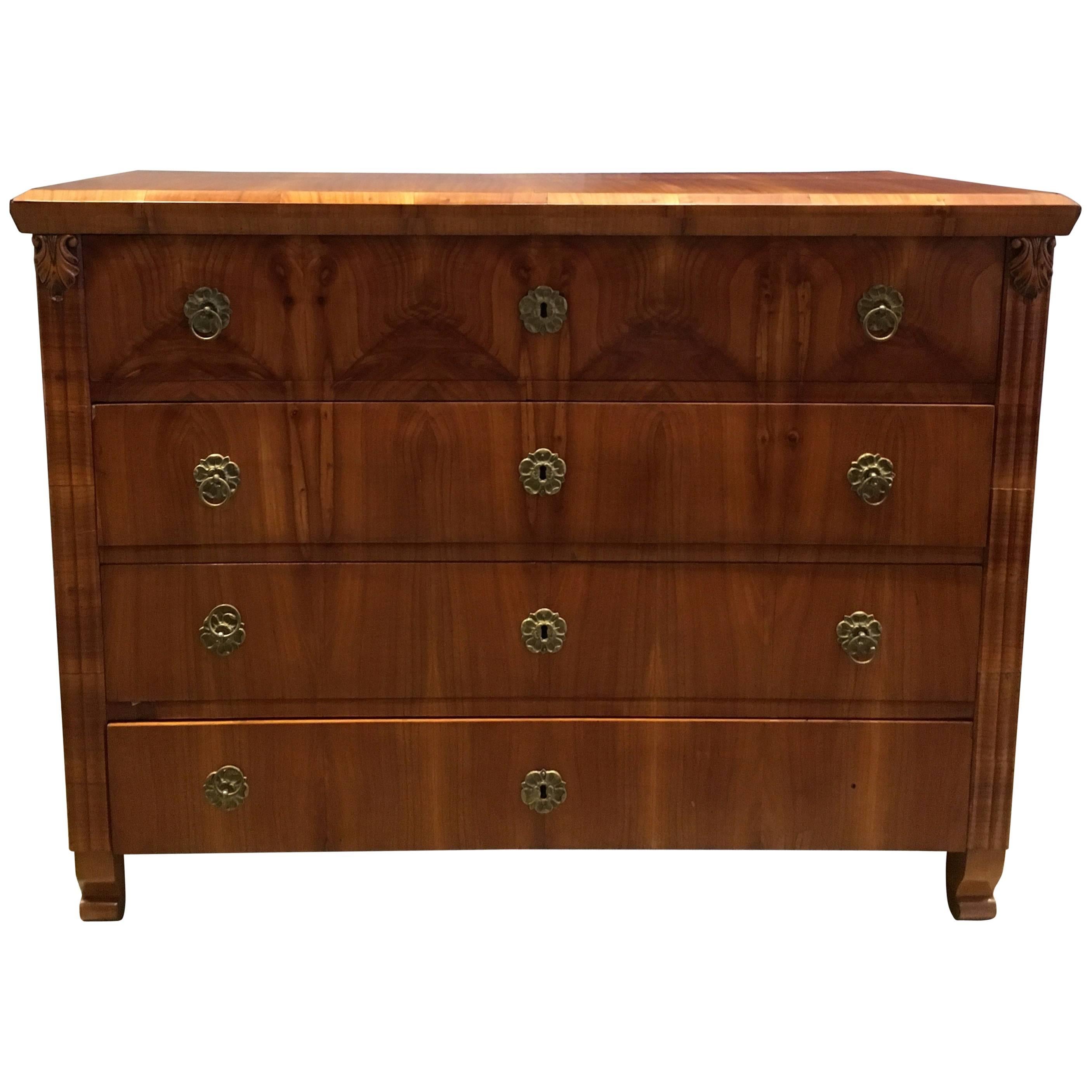 Austrian Biedermeier Commode, 19th Century For Sale