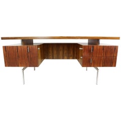 Minimalist Rosewood Propos Writing Desk by Hulmefa, 1960s