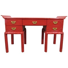 Chinoiserie Pagoda Desk or Console