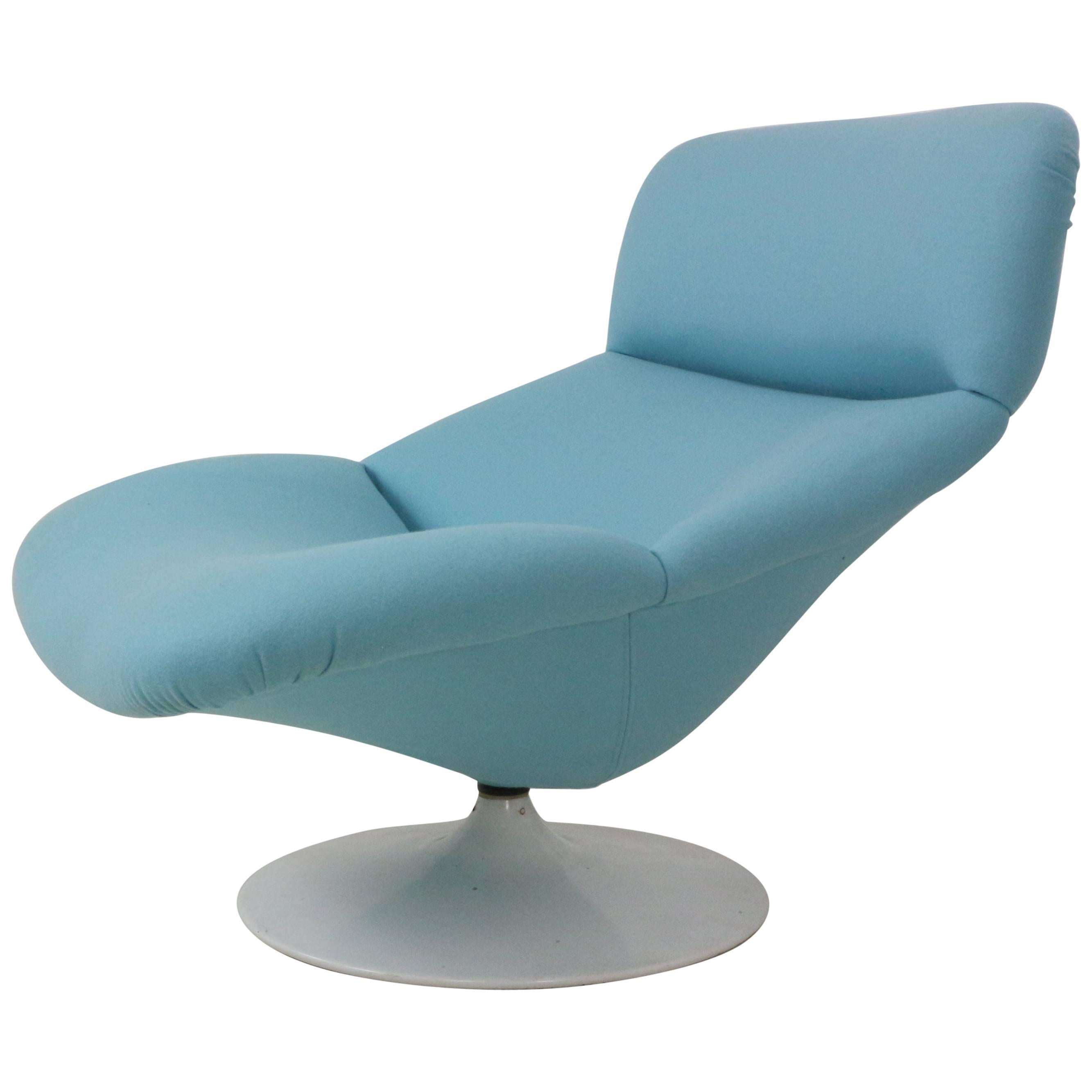 Artifort F518 Lounge Swivel Chair by Geoffrey Harcourt