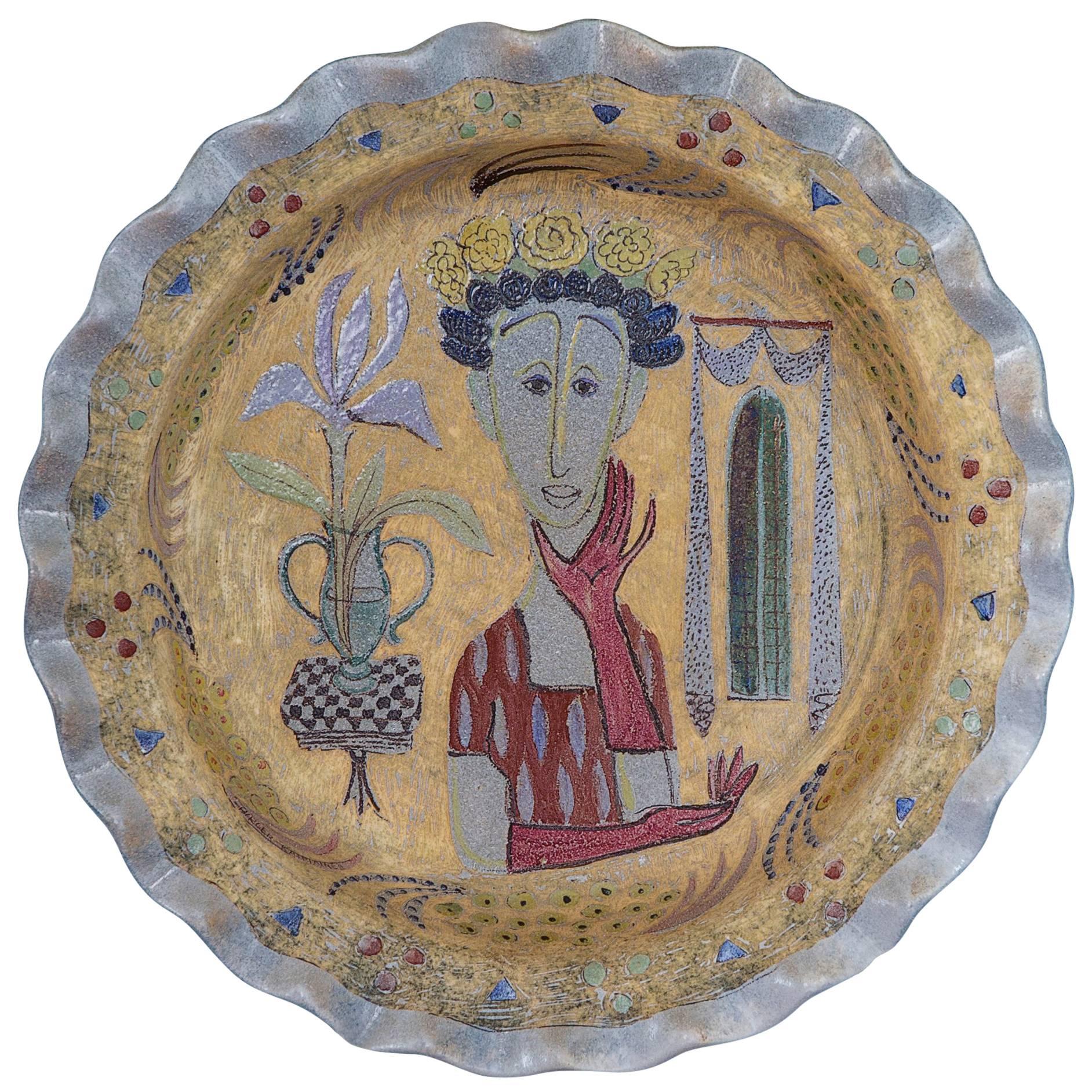 Vintage Birger Kaipiainen Ceramic Platter