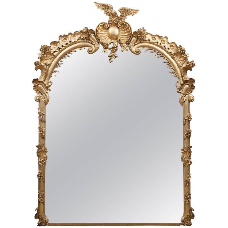 Antique Giltwood Mirror For Sale at 1stdibs