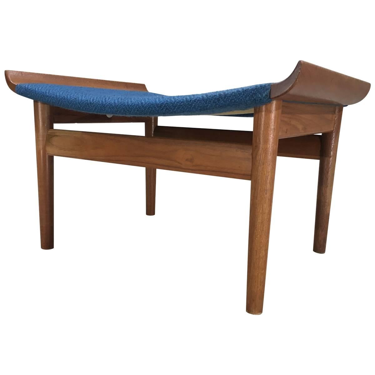 Finn Juhl Bwana Stool or Ottoman for France and Son in Teak